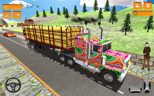 Truck driving games truck sim screenshot 4