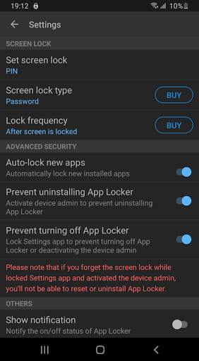App Locker - Prevent access to app screenshot 4