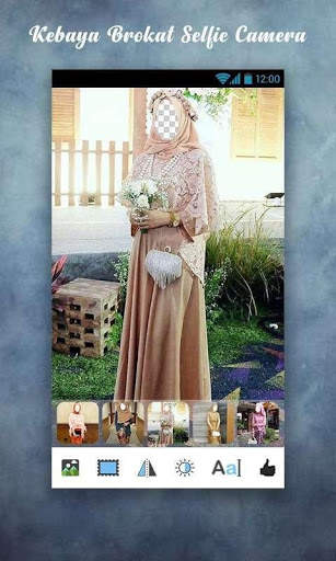 Kebaya Brokat Selfie Camera screenshot 5