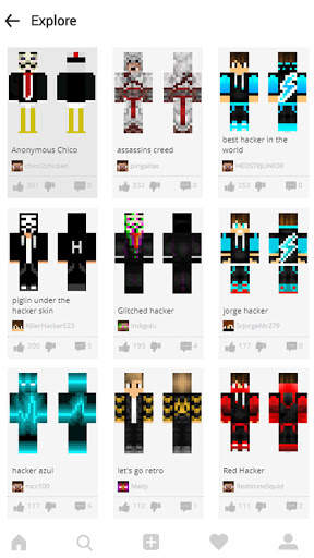 Hackers Skins For Minecraft screenshot 3