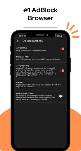 Carbon Super Schneller Browser screenshot 4