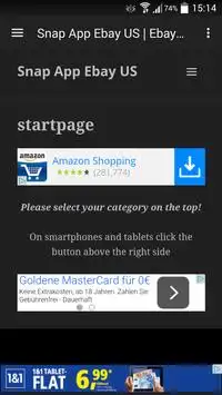 Snap App for Ebay US Free screenshot 1