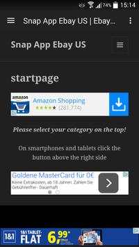 Snap App for Ebay US Free screenshot 1