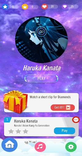 Piano Tiles Anime Songs Offline 2020 скриншот 1