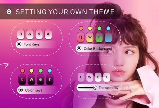 Jennie Blackpink keyboard theme screenshot 3