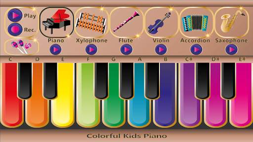Colorful Kids Piano screenshot 1