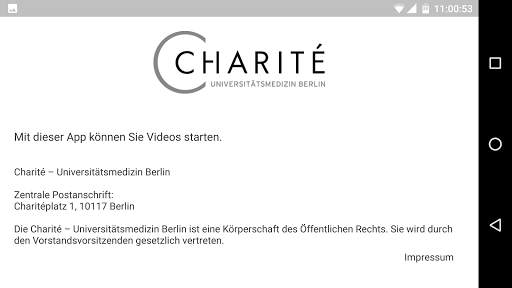 Charité Player screenshot 2