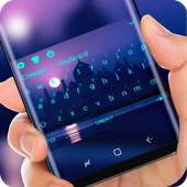 Purple Night Taj Mahal WallpaperKeyboard 10001001
