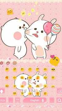 Cute Rabbit Keyboard screenshot 3