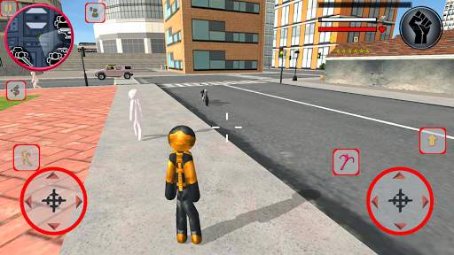Stickman Rope Climbing Vegas Vice Hero Simulator screenshot 1