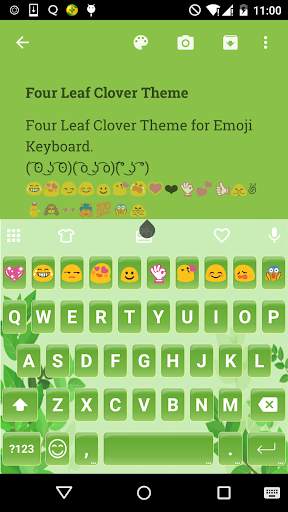 🌿Leaf Love Emoji Keyboard screenshot 1