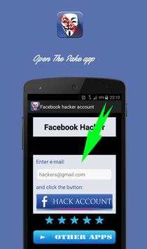 Hacker facebook password prank screenshot 1
