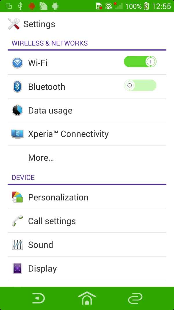 XPERIA™ Clean Foggy Theme screenshot 4