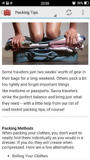 Travel Tips screenshot 2