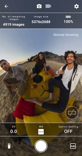 RICOH THETA 1 تصوير الشاشة