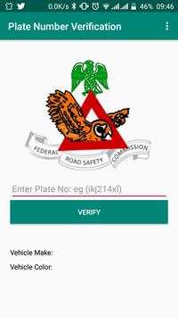 FRSC Plate Number Verification (Nigeria) скриншот 1