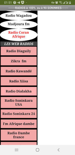 Radios soninkes screenshot 2