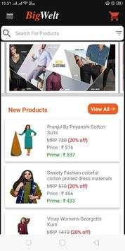 BigWelt - Online Shopping App screenshot 1