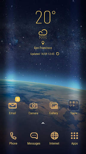 Theme Solar Eclipse - Launcher, Wallpapers, Icons screenshot 4