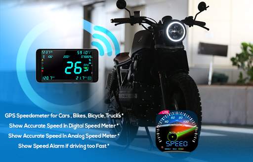 GPS Speedometer Lite HUD Digi : Tracking distance screenshot 3