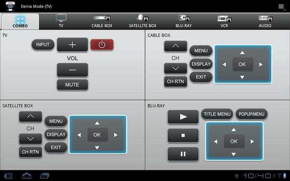 Toshiba A/V Remote screenshot 2