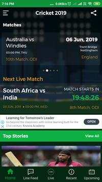 Live Line Cricket WorldCup screenshot 2