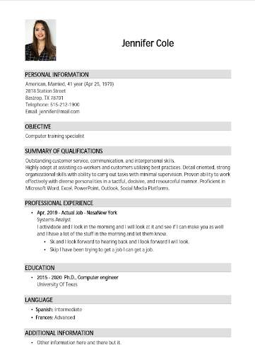Resume Creator - Professional screenshot 5