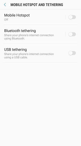 USB Tethering screenshot 2