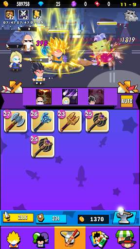 Idle Evolution - Super Z Fighters screenshot 5
