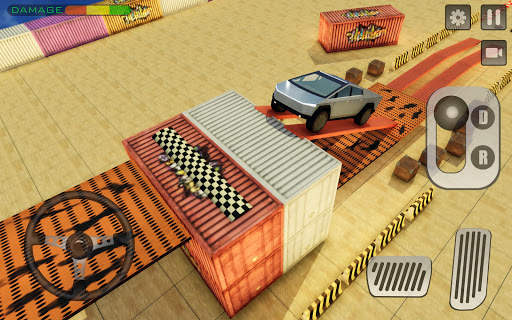 Cyber Pickup Truck Parking 3D screenshot 4