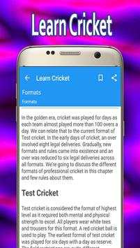 Learn Cricket screenshot 3