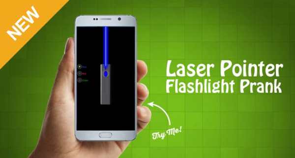 Laser Pointer Flashlight Prank screenshot 1
