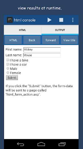 Html Console screenshot 4