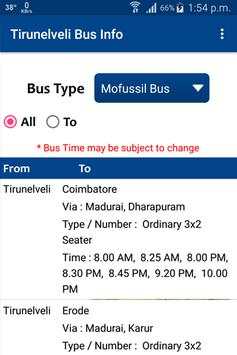 Tirunelveli Bus Info screenshot 1