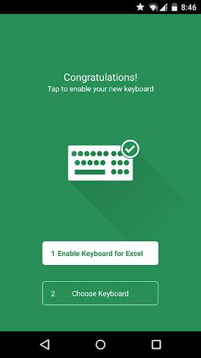 Keyboard for Excel скриншот 2