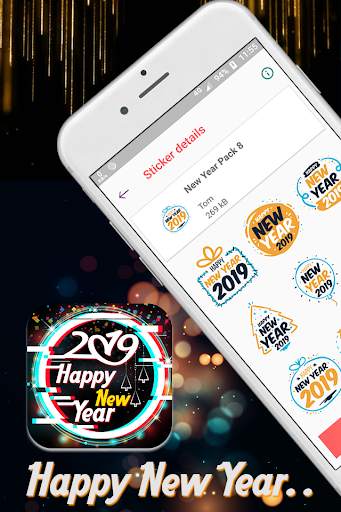 New Year Sticker For Whatsapp screenshot 1