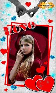 Love Romantic Photo Frames GIF screenshot 1