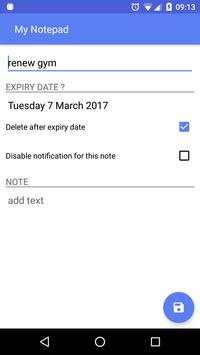 My Notepad screenshot 2