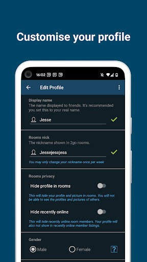 2go Chat - Chat Rooms & Dating 6 تصوير الشاشة