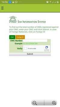 Pakistan SIM Verification Free App screenshot 1
