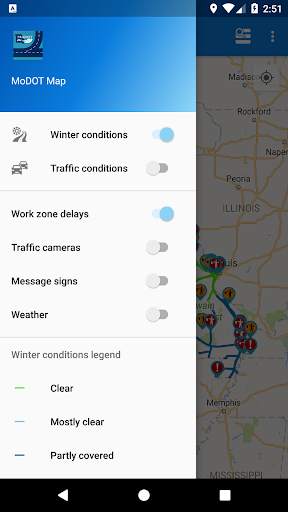MoDOT Traveler Information screenshot 2
