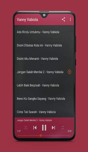 Lagu Vanny Vabiola Offline Terbaru screenshot 1