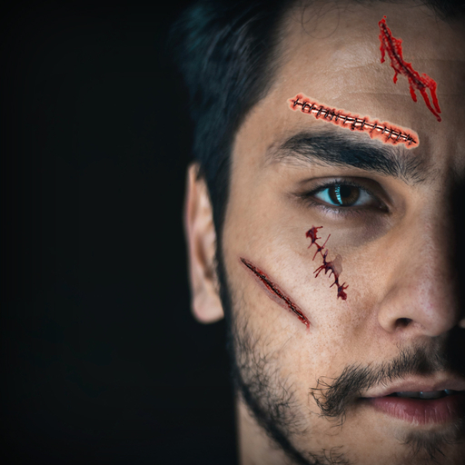 Fight Photo Editor With Injury Prank icon