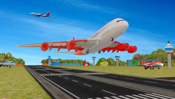 Airplane game flight simulator screenshot 1