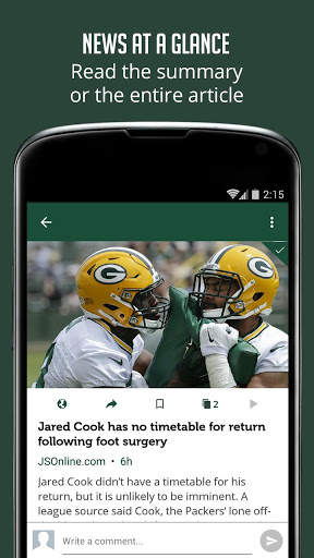 Unofficial Green Bay Packers News screenshot 4