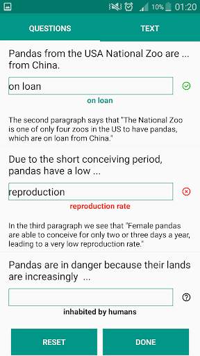 IELTS Reading screenshot 3