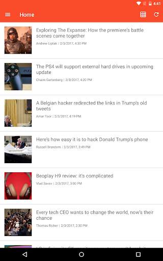 Tech News from The Verge 7 تصوير الشاشة