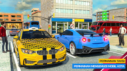 Kota Taksi Simulator Permainan screenshot 2