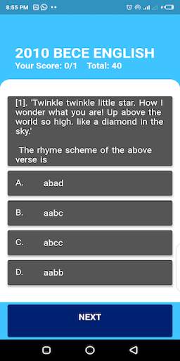 2020 BECE ENGLISH APP screenshot 2
