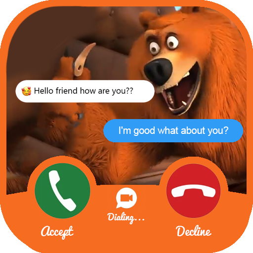 Incoming Call From Grizzy - Fake Video Call icon